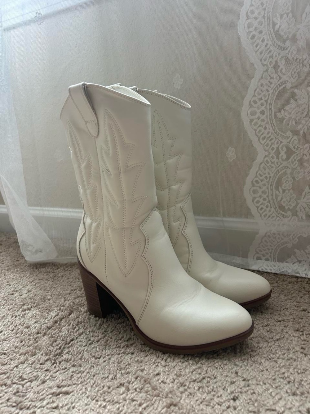 Women's White Boots